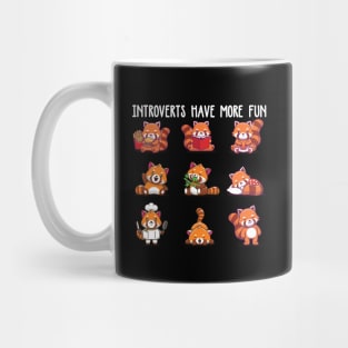 funny red panda Mug